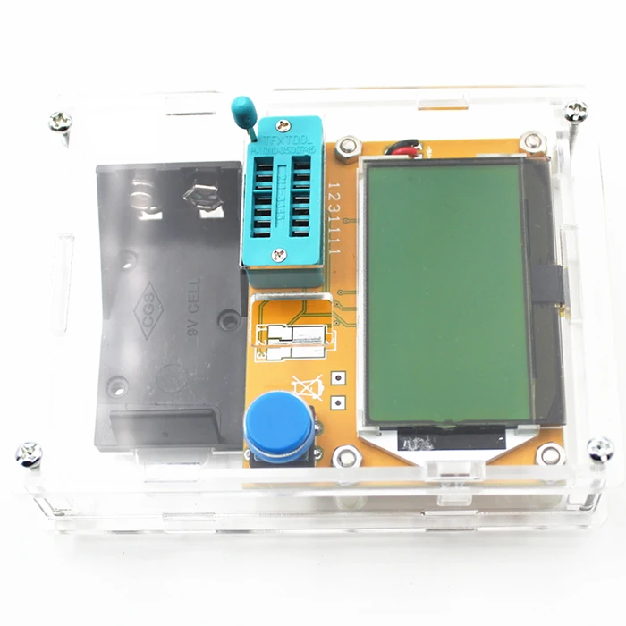 LCR T4 DIY Собранный Графический Многофункциональный Транзистор тестер комплект
