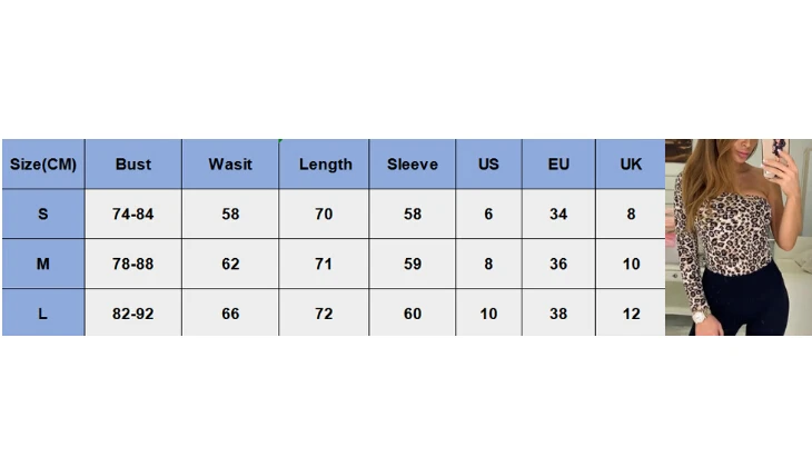 Сексуальное Женское боди с вырезом на спине, одно плечо, длинный рукав, Леопардовый принт, обтягивающие боди, летние женские комбинезоны Highstreet