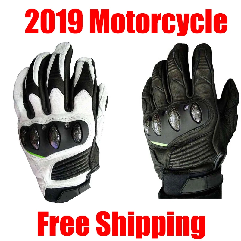 NEW 2019 Motorcycle GP Gloves Moto Leather Downhill Riding Full Finger Protection Glove Motorbike MX Racing Gloves Revit Guantes