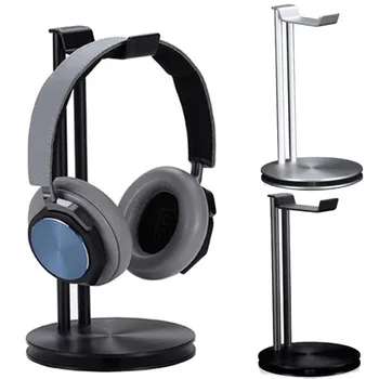 

3 Colors Aluminium Alloy Headphone Bracket Earphone Stand Headset Holder Earphone Storage Rack Wall Desk Display Stand 2019 New