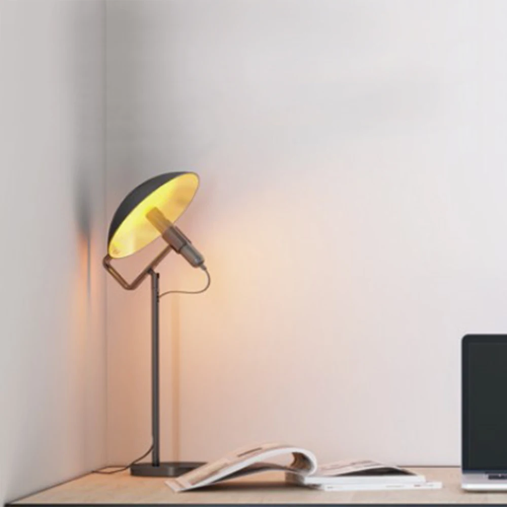 

Allocacoc Creative Flashlight Desk Light Simple Design Black Lamp USB Charger Table Decoration Lighting Study Night Light