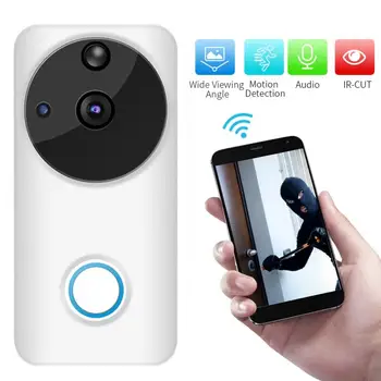 

door bell camera 1080P Wireless WIFI Smart Visible Video Doorbell Intercom Home Security Camera Door Bell