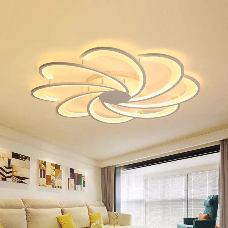 Moderne LED Weiß Decke Licht Mit Fernbedienung Für Wohnzimmer Hause Beleuchtung Küche Leuchten Schlafzimmer Plafon Lampe Lustre Moderne LED Weiß Decke Licht Mit Fernbedienung Für Wohnzimmer Hause Beleuchtung Küche Leuchten Schlafzimmer Plafon Lampe Lustre