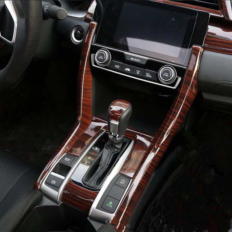 28Pcs/Set ABS Car Interior Wood Grain Color Cover Trim Panel Overlay Frame Kit Fit For Honda CIVIC 2016-2018 10th Generation 28Pcs/Set ABS Car Interior Wood Grain Color Cover Trim Panel Overlay Frame Kit Fit For Honda CIVIC 2016-2018 10th Generation