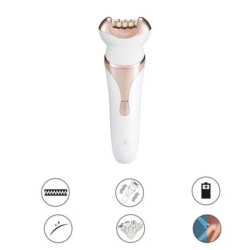 Murah Pisau Cukur Listrik untuk Wanita Wanita Foil Alat Cukur Basah dan Kering Bikini Pemangkas Rambut Cordless Removal Epilator