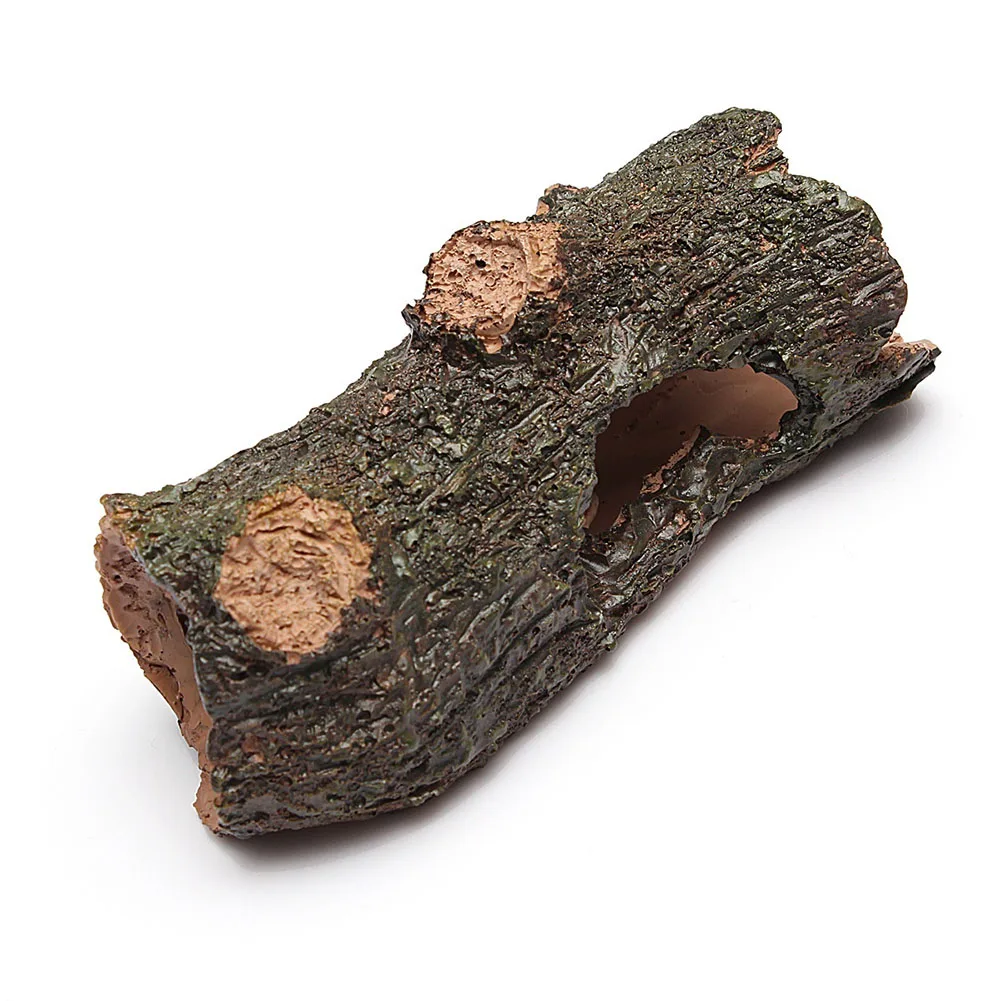 

HOT Hide Hollow Tree Log Aquarium Ornament Fish Tank Decoration Accessories NEW
