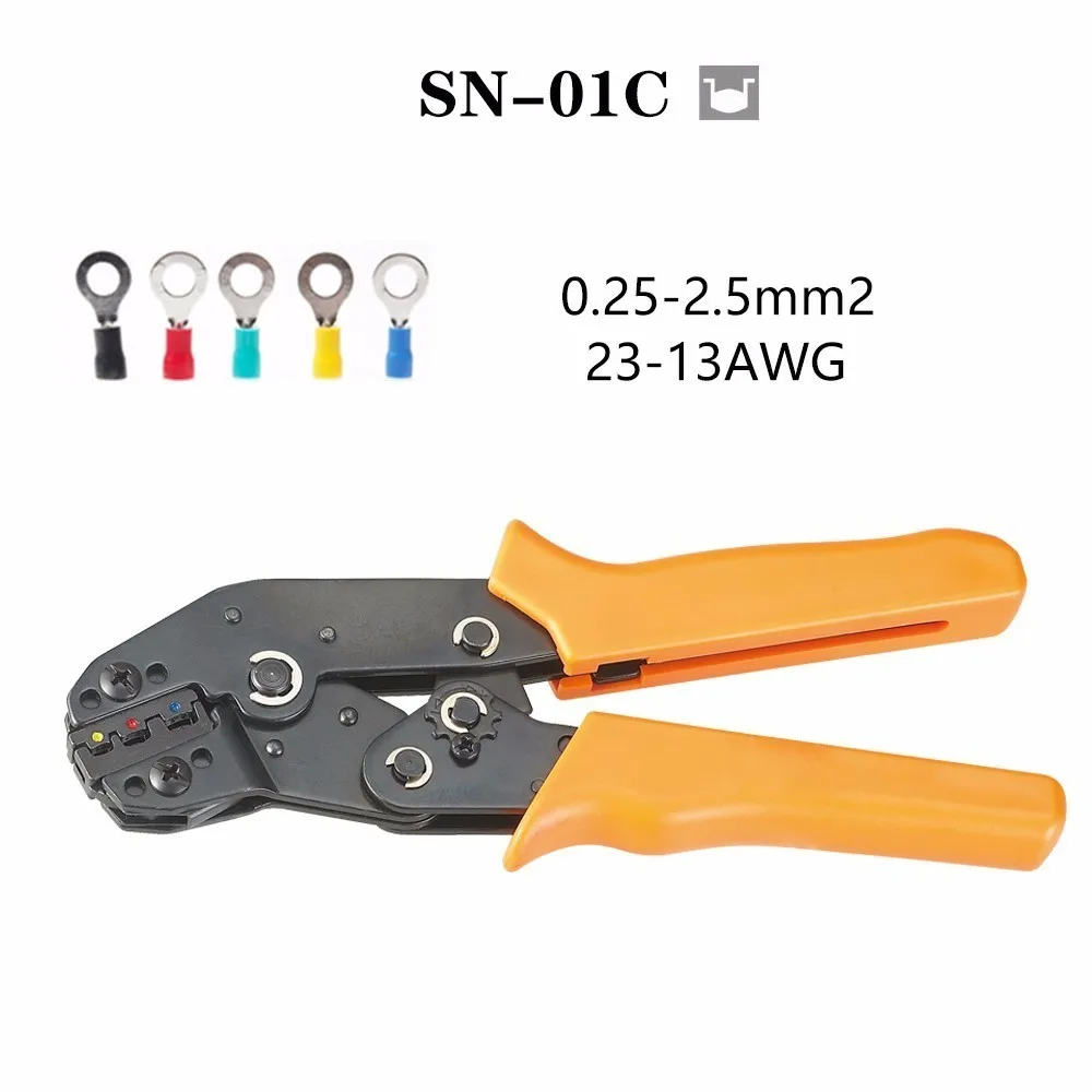 Free Shipping Crimp Pliers Crimping Tool Wiring Bare Insulation Ratchet Terminals Sn 01c 0725 02b 11011 02 06|Точильные камни| |