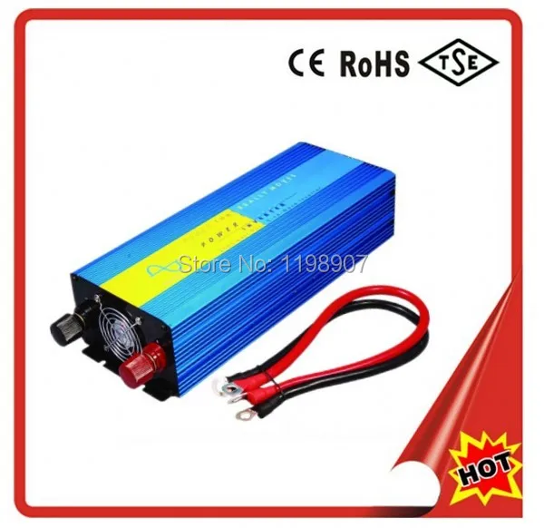 Цифровой дисплей DC24V к AC220V инвертор 2000 Вт Чистая синусоида Инвертор 4000 пиковая