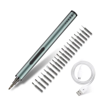 

Mini Electric Screwdriver Rechargeable Cordless Power Screw Driver Kit With Led Light Lithium Battery Operated Power Tool