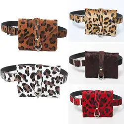 Новые модные женские туфли женские с леопардовым принтом талии сумка поясная сумка Хип поясная сумка на ремне сумки