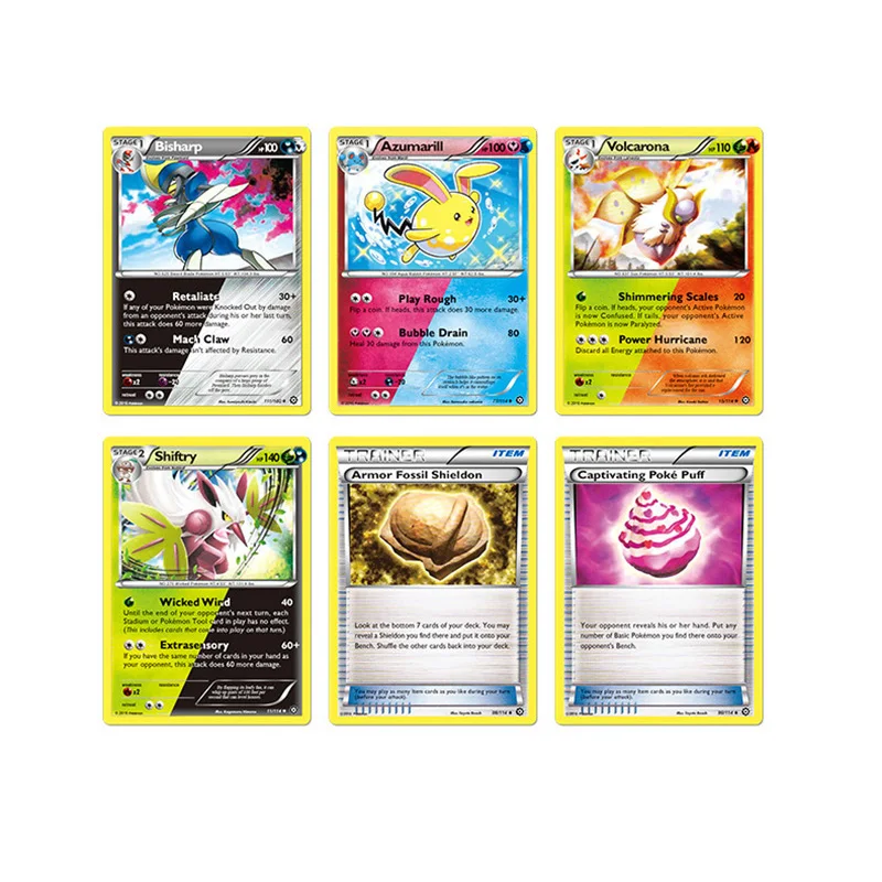 

324pcs Flash Trading Card XY GX MEGA English Pokemons Cards EX Charizard Venusaur Blastoise Kids Gift Figures Christmas Toy