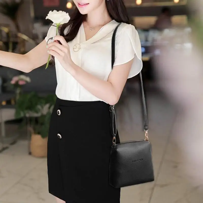 Women Handbags PU Leather Female Messenger Bags Smart Lady Casual Mini Shoulder Bag Crossbody Chain Bag Women Handbags PU Leather Female Messenger Bags Smart Lady Casual Mini Shoulder Bag Crossbody Chain Bag