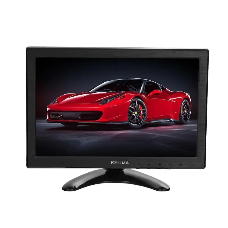 

EU/US Plug 10.1' Digital LED Display 1280x800 Monitor for PC Car CCTV Camera MP3 MP4 for HDMI cable connection, VGA computer