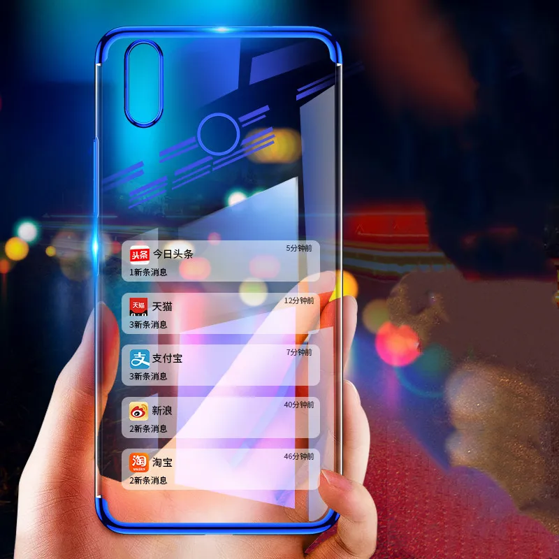 

For Huawei P Smart Y6 2019 P30 Pro Honor 8C 8X lite 8A P Smart Plus Soft TPU Silicon Plating for Honor 10 Lite Nova4 Phone Case