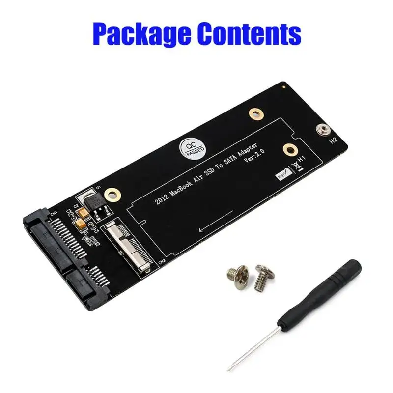 Карта адаптера SSD для MacBook Air/Pro iMac 21 дюймов A1418 Retina 2012 A1465 A1466 HDD жесткий диск 22pin SATA
