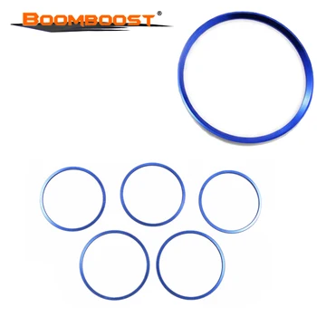 

BooomBoost car styling 5 pcs 2 colors Air conditioning outlet decorative Inner ring 3D stickers for Benz GLA CLA A B class