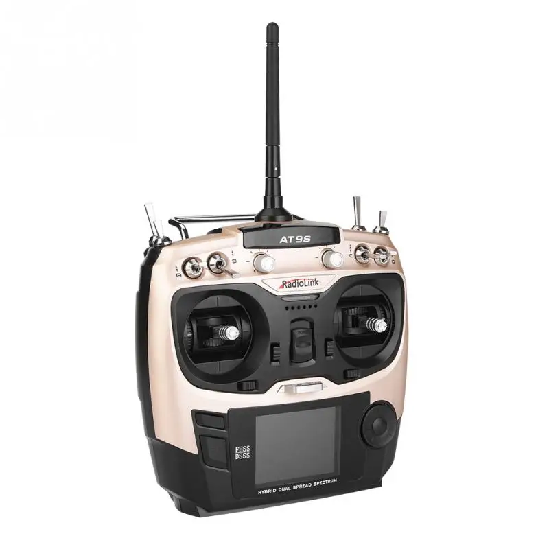 Радиопередатчик Radiolink AT9S 2 4G 10CH DSSS FHSS с приемником R9DS аксессуары для