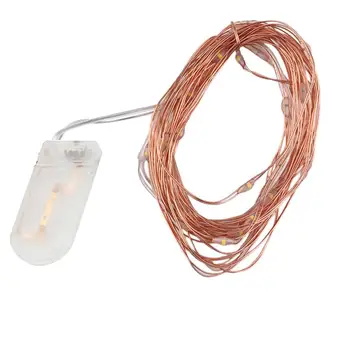 

Kaigelin LED Lights String 4M 40LED Button Battery Copper Wire String Lights Decoration For Party Holiday Wedding Garland