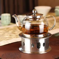 Stainless Steel Teapot Warmer Heating Base Coffee Water Tea Heater Trivets Candle Base #1114 Stainless Steel Teapot Warmer Heating Base Coffee Water Tea Heater Trivets Candle Base #1114