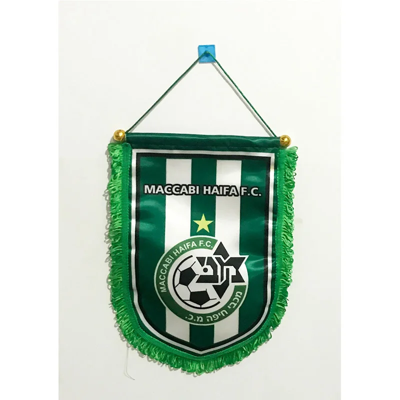 Израиль Maccabi Haifa FC Размер 30 см * 20 двухсторонние рождественские украшения для дома
