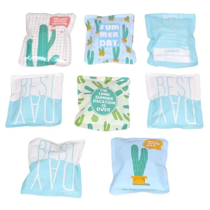 

Creative Summer Portable Mini Reusable Ice Bag Cute Outdoor Cooling Insulated Cooler Bag Dry Cold Gel Ice Pack for Injuries Knee