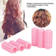 6 шт. парикмахерские дома применение DIY Магия большой бигуди парикмахерская бигуди Ролики руководство для укладки волос ролик