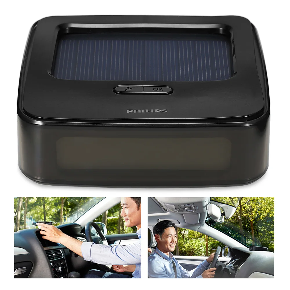 

PHILIPS TD5101 Car TPMS Solar Tyre Pressure Monitoring System 4 External/Internal Sensors Real Time Monitoring Auto TPMS