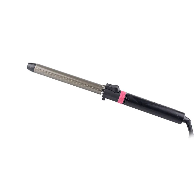 

Hair Curler Curling Wand Iron Rotatable Hair Styler Wet&Dry Tongs Curly Hair Styling Tools Temperature Adust 22Mm(Us Plug)