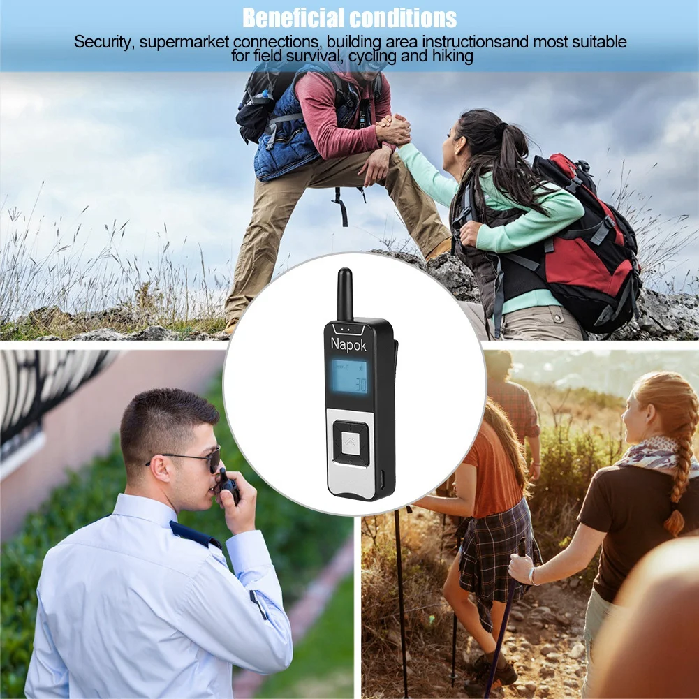 

1000M Multifunctional Mini Handheld Walkie Talkie Two Way Radio 22 Channels
