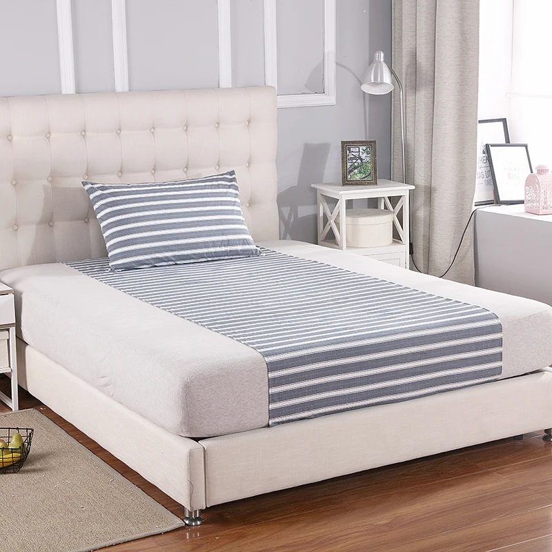 Grounded Half bed sheet 90*265cm Earthing with Grounding Connection Cord-Silver Antimicrobial Conductive earthing mat earthing bedsheet