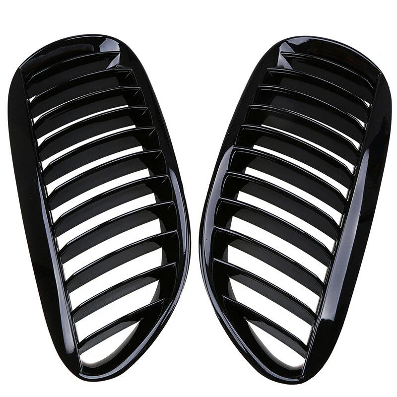 

Front Grilles Attachment 1 Pair Bumper Protective For BMW 6-Series E63 04-10