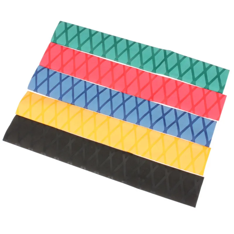 

Bobing 1pc Blue/Black Protective Polyolefin Heat-Shrink Tube Non-slip Fishing Rod Handle Sleeve Cover Jacket Tackle Accessories