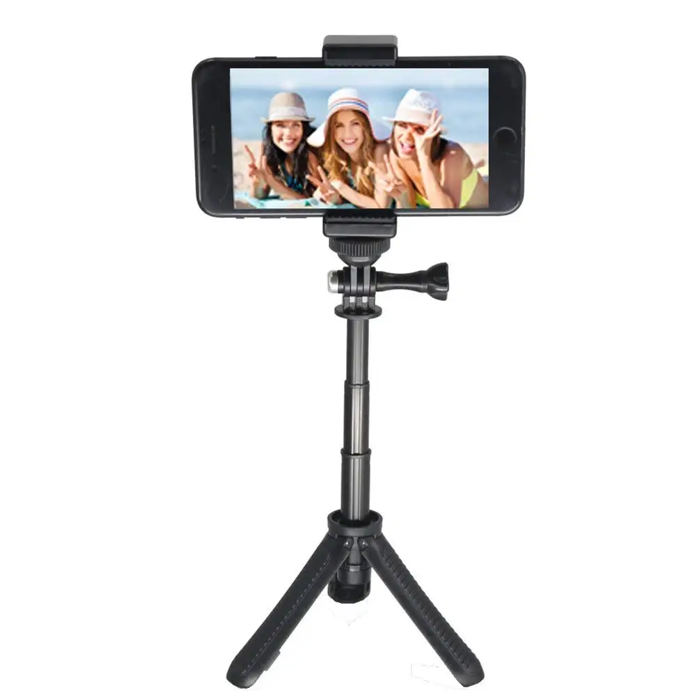 

Mini Telescopic Pole Selfie Stick Tripod Handheld Monopod for GeekPro/GoPro HD Hero 7 6 5 4 3+ 3 2 1, Samsung Galaxy,A