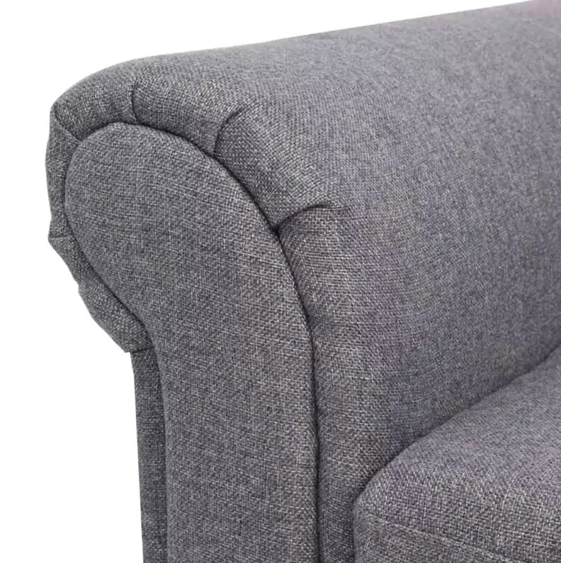 vidaXL Sofa Bed Fabric Gray modern style elegant and timeless design high quality For Home New Arrival hot sale
