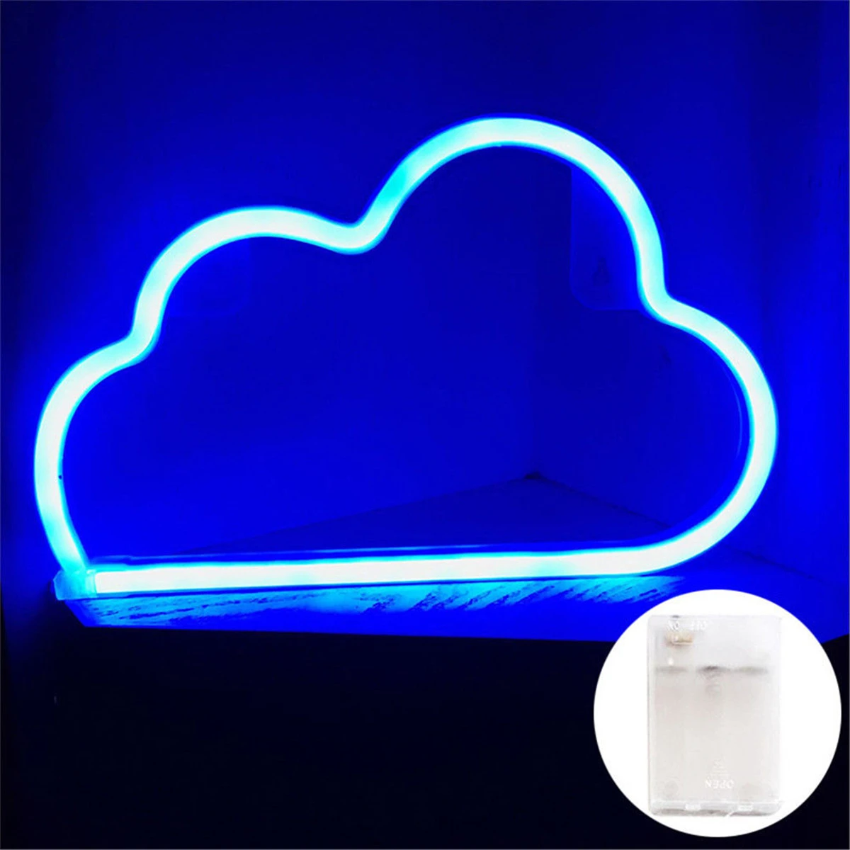 Светодиодный неоновый ночной Светильник Cloud Design пластиковый настенный
