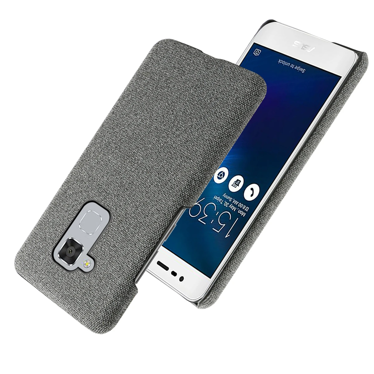 Fabric Case for Asus ZenFone 3 Max ZC520TL Ultra Thin Slim Hard PC Felt Woven Design Cloth Shockproof Fundas ASUS |