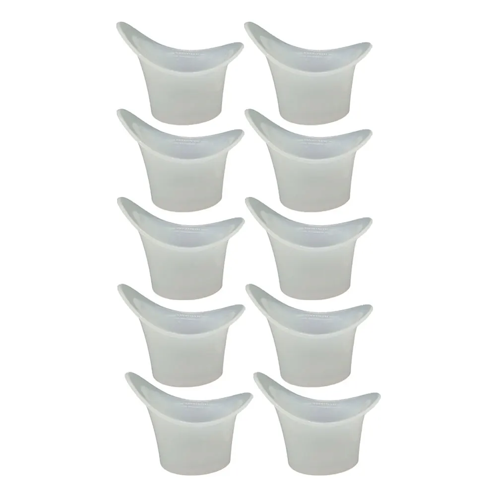 

10pcs Eyewash Cup Silicone Resuable Medical Soft Eye Bath Cup Eye Wash Cup For Elderly Women Men Children