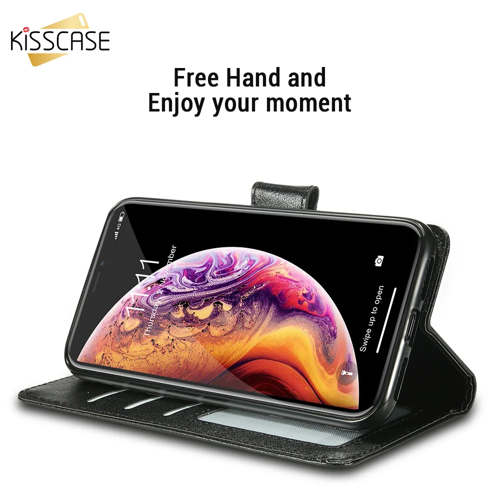 Kisscase флип чехлы Чехол для телефона huawei P Smart 2019 Коврики 10 20 P20 Pro Lite держатель карт