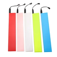 30x5 см 12 В Гибкий EL светильник, панель, электролюминесцентный задний светильник, лампа с инвертором для дома, автомобиля, вечерние