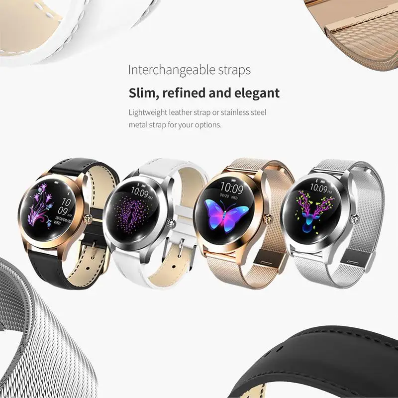 

KW10 Ladies/Women Sport Smart Watch Fitness Bracelet IP68 Waterproof Heart Rate Monitoring Bluetooth For Android IOS Smartwatch