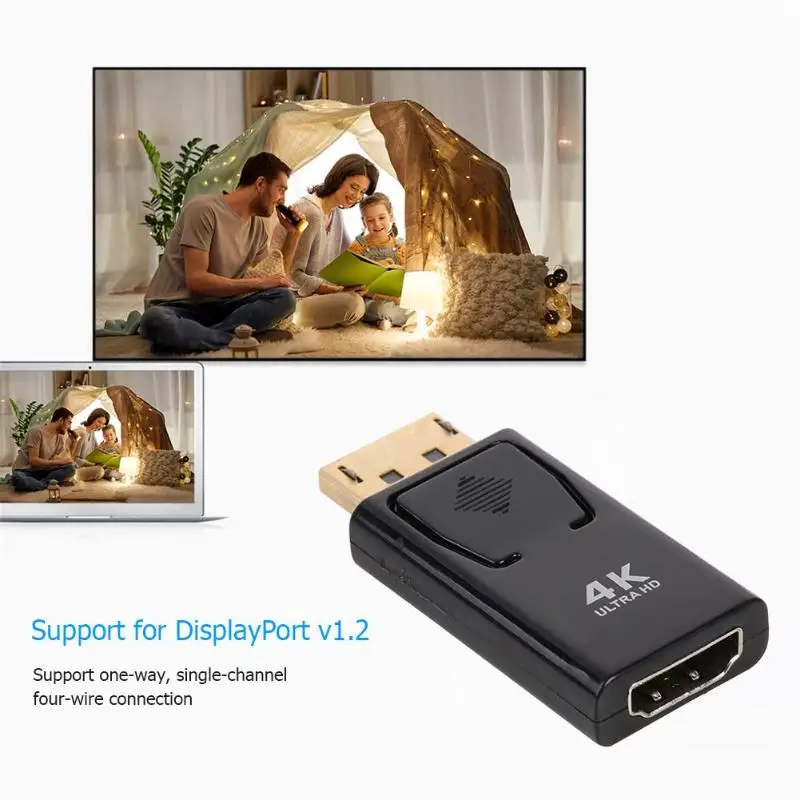 ALLOYSEED 4K x 2K DisplayPort DP Male to HDMI Female Adapter Dp To Hdmi конвертер кабельный разъем для HDTV PC Monitor| |