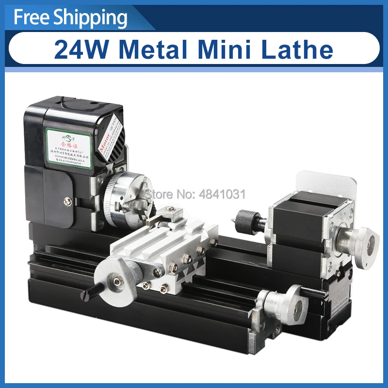 

Z20002M 24W Metal Mini Lathe/20000rpm didactical metal lathe machine/mini lathe for students DIY Works