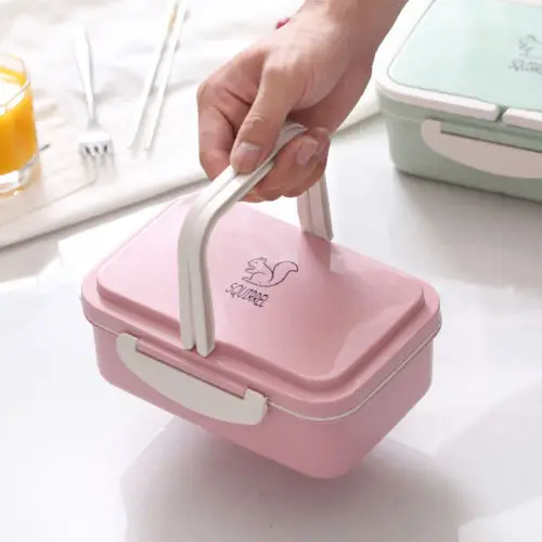 Ланч бокс Bento для микроволновой печи пищевой контейнер фруктов хранения детей и
