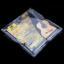 Cordas da guitarra clássica 6 cordas sc12 náilon prata chapeamento conjunto super leve acústico guitarra instrumento musical