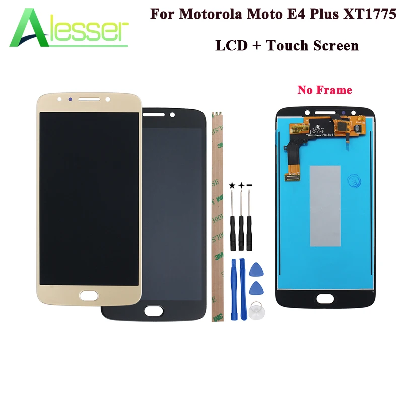 

Alesser For Motorola Moto E4 Plus XT1775 XT1776 USA Version LCD Display And Touch Screen 5.5" Assembly Replacement With Tools