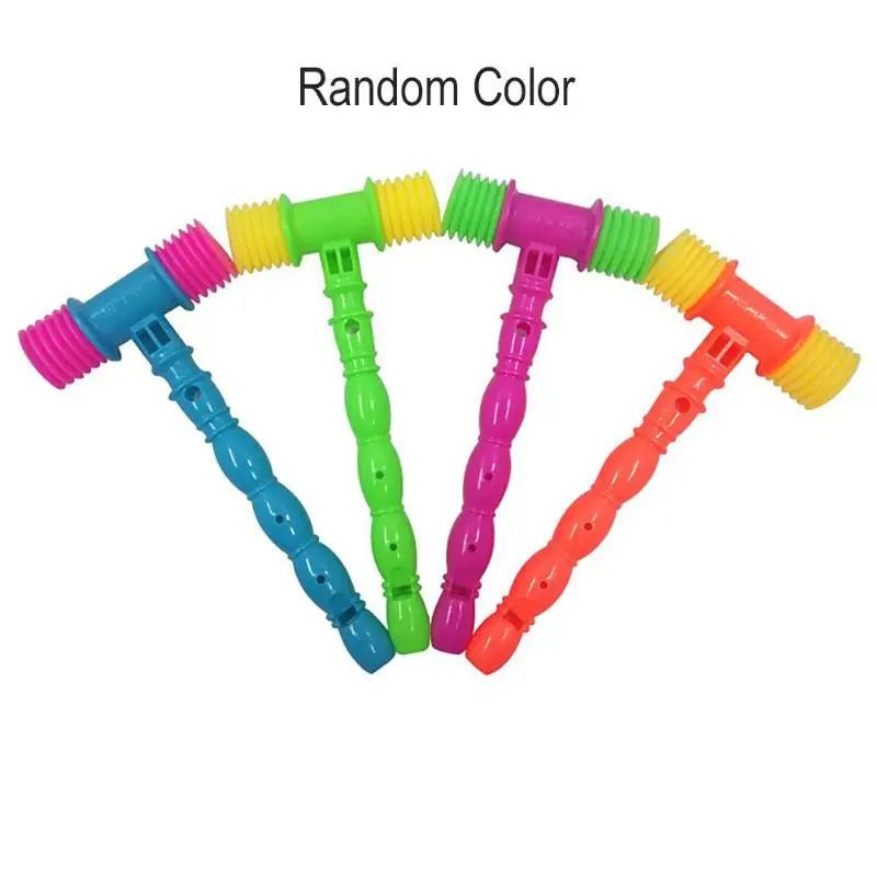 

Children Whistle Training Toddler Whistle Hammer Toy Baby Whistle Hammer Noise Maker Toys Kid Music Instrucment Toy Random Color