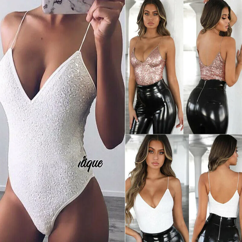 

Women Sleeveless Bodysuit Stretch Bikini Push Up Female Swimsuit Halter Swimwear Bathing Summer High Waist Monokini