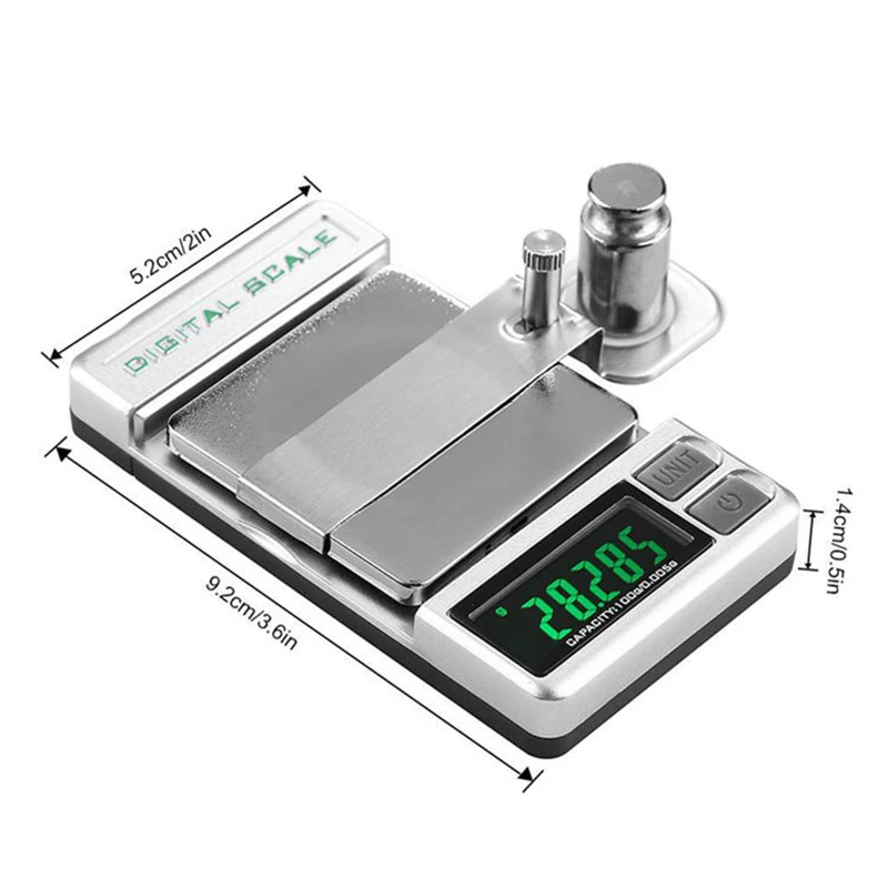 

LEORY Professional High Precise Digital Turntable Force Scale Gauge Arm Load LCD Backlight 0.005/100g For LP Vinyl Record Needle