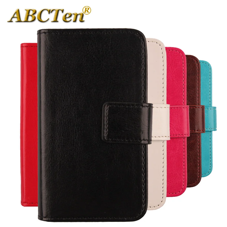 

For Highscreen Power Five Max 2 Case 5.99 inch Solid Color Leather Flip Wallet Cover Phone Case For Highscreen Power Five Max 2