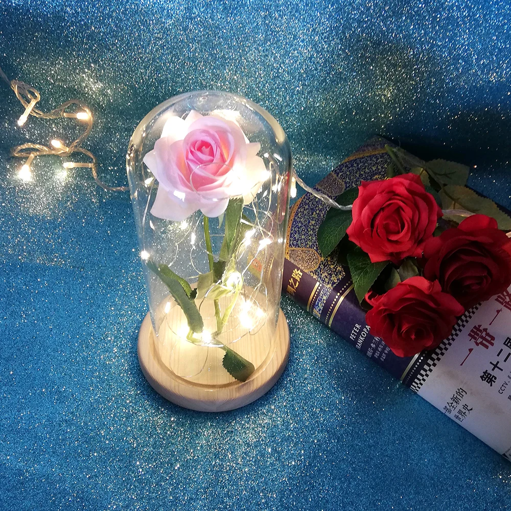 

Mother's Day Gift Roses LED String Lights Night Lights Multicolor Beautiful Decorations Valentine's Day Birthday Gifts